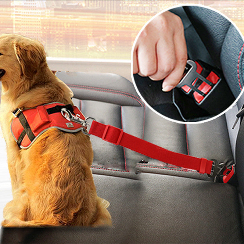 Retractable Dog Safety Belt Car Safety Belt For Pet Dog Supplies Car Safety Buckle